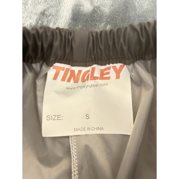 Tingley Unisex Small Black Rubber Rain Water Work Pants Cinched Ankles - Picture 6 of 11